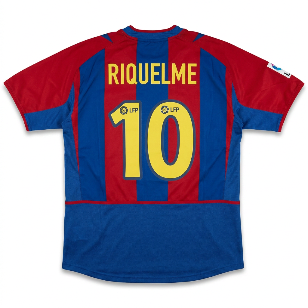 Camiseta Titular Barcelona 2002/03 – N°10 Riquelme