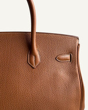 Hermès Birkin 35 Togo Gold Palladium