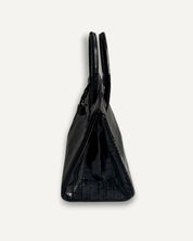Hermès Birkin 30 Croco Porosus Shiny Noir Palladium
