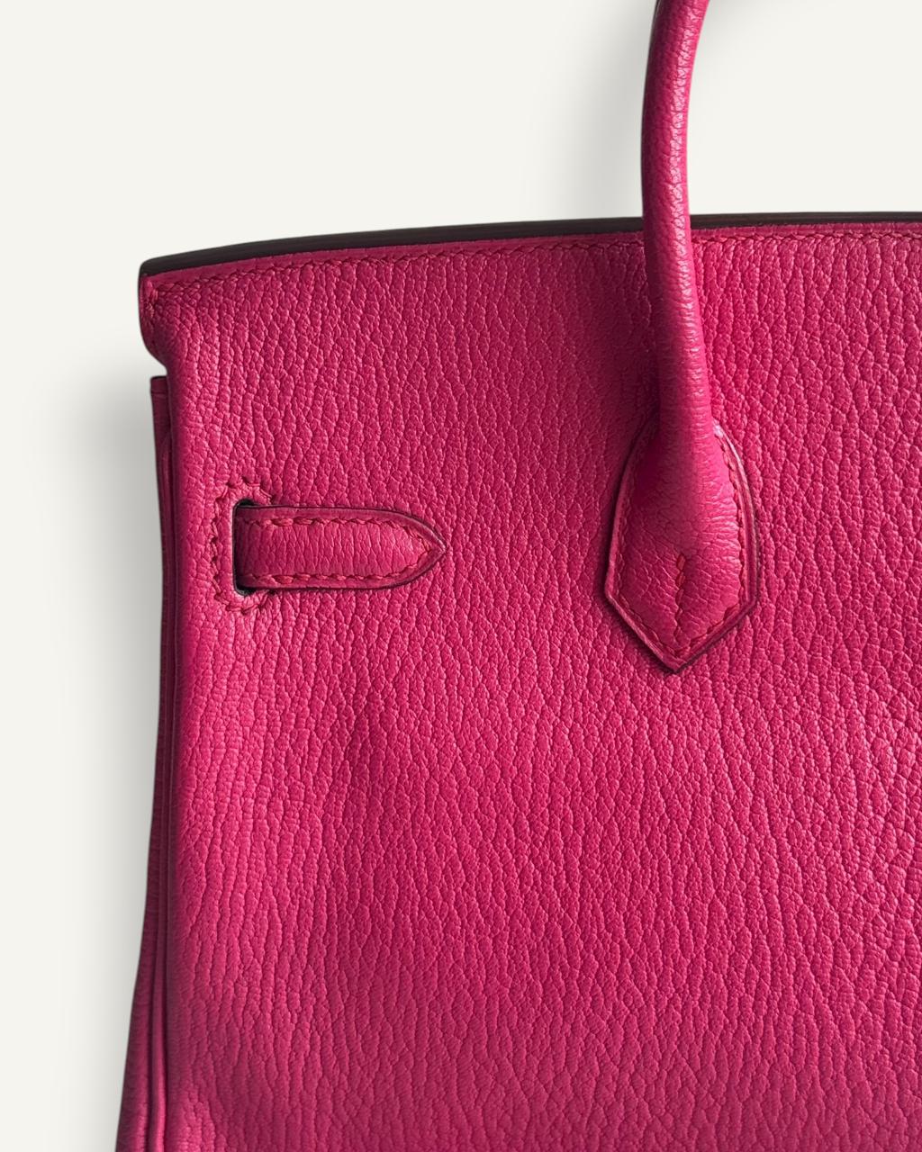 Hermès Birkin 25 Chevre Rose Pourpre Gold