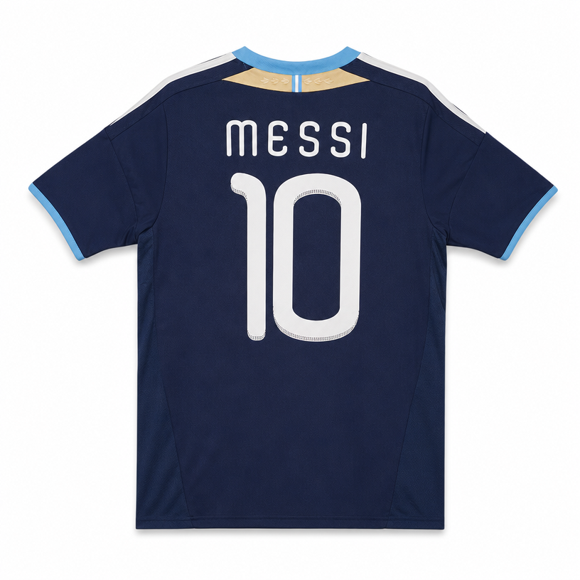 Camiseta Visitante Argentina Mundial 2014 – N°10 Messi