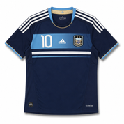 Camiseta Visitante Argentina Mundial 2014 – N°10 Messi
