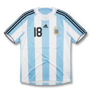 Camiseta Titular Argentina Mundial 2006 – N°18 Messi