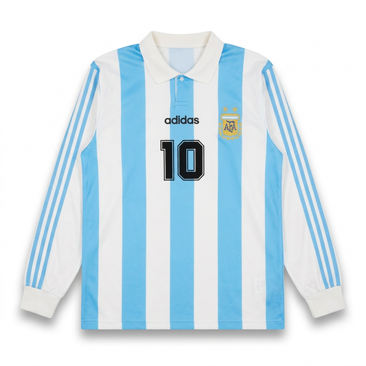 Camiseta Titular Argentina 1994 Manga Larga N.º 10 – Maradona