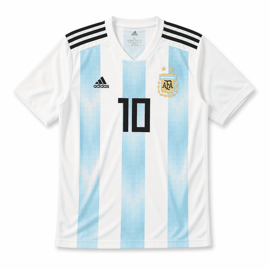Camiseta Titular Argentina Mundial 2018 – N°10 Messi