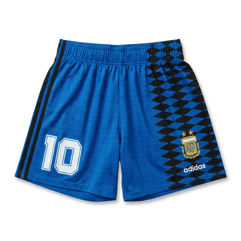 Short suplente Argentina 1994 N.º 10 – Maradona