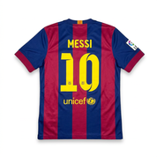 Camiseta Titular Barcelona – Temporada 2014/15 – Rayas Qatar Airways