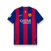 Camiseta Titular Barcelona – Temporada 2014/15 – Rayas Qatar Airways