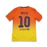 Camiseta Visitante Barcelona Temporada 2011/12 – Naranja Qatar Foundation