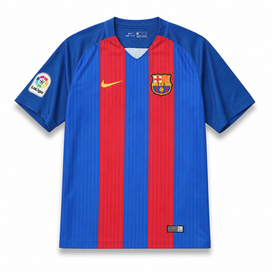Camiseta Barcelona 2016/17 – Rayas Clásicas – Messi 10