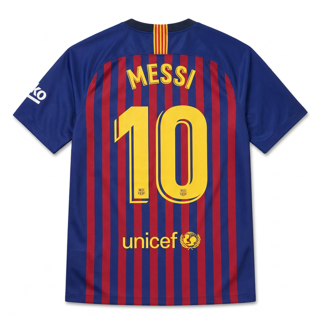 Camiseta Titular Barcelona Temporada 2018/19 – Rayas Rakuten