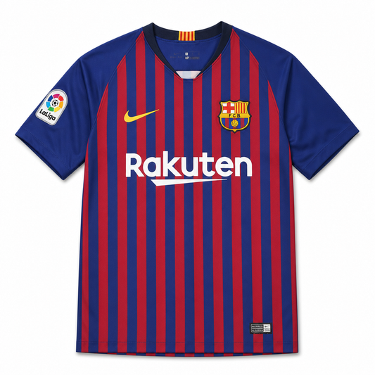 Camiseta Barcelona 2018/19 – Rayas – Messi 10