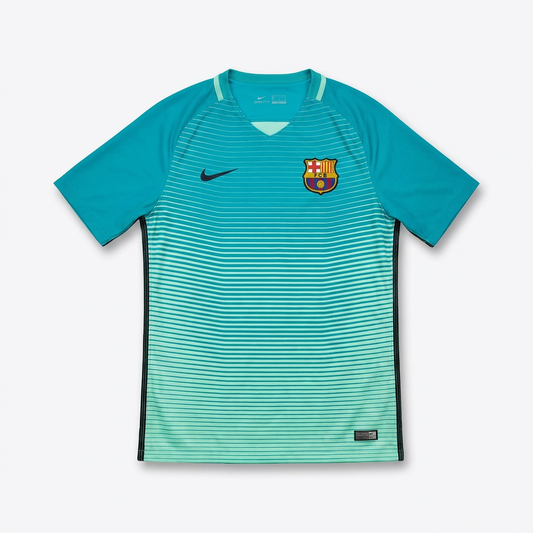 Tercera Camiseta Barcelona 2016/17 – Verde Agua Degradé – Messi 10