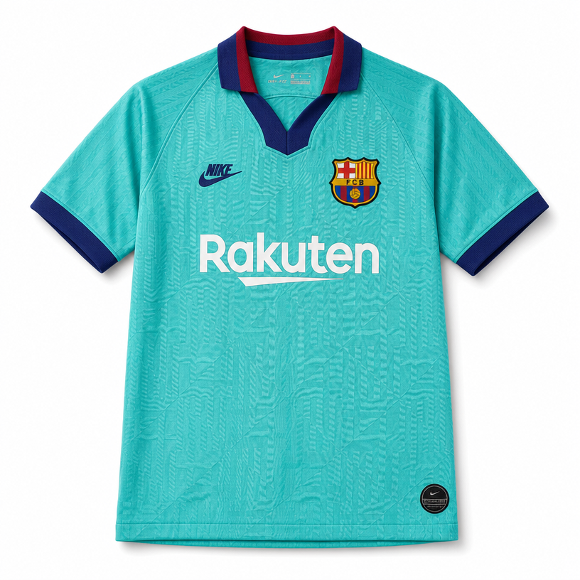 Tercera Camiseta Barcelona Temporada 2019/20 – Verde Agua