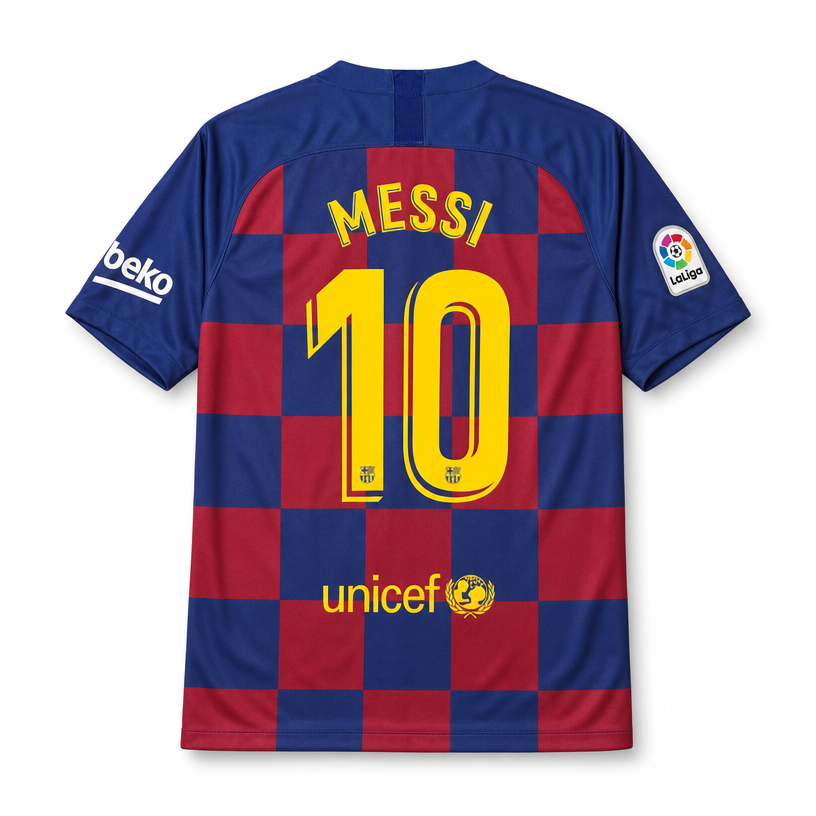 Camiseta Titular Barcelona – Temporada 2019/20 – Cuadros