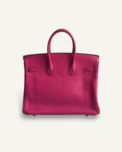 Hermès Birkin 25 Chevre Rose Pourpre Gold