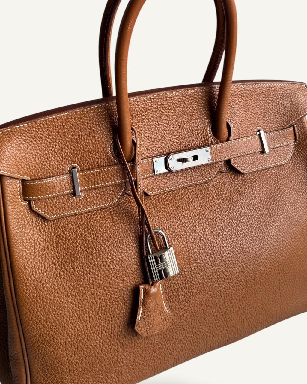 Hermès Birkin 35 Togo Gold Palladium