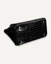 Hermès Birkin 30 Croco Porosus Shiny Noir Palladium