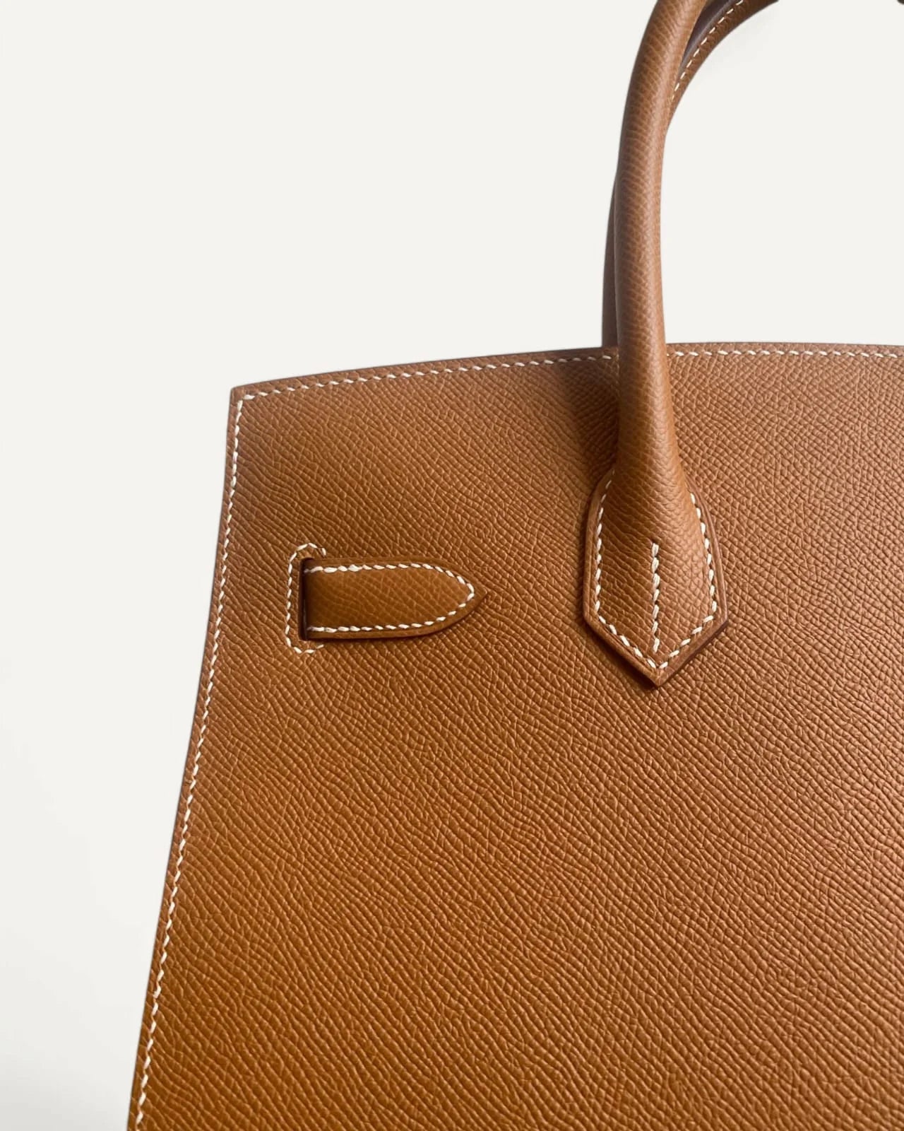 Hermès Birkin 30 Epsom Sellier Gold Palladium
