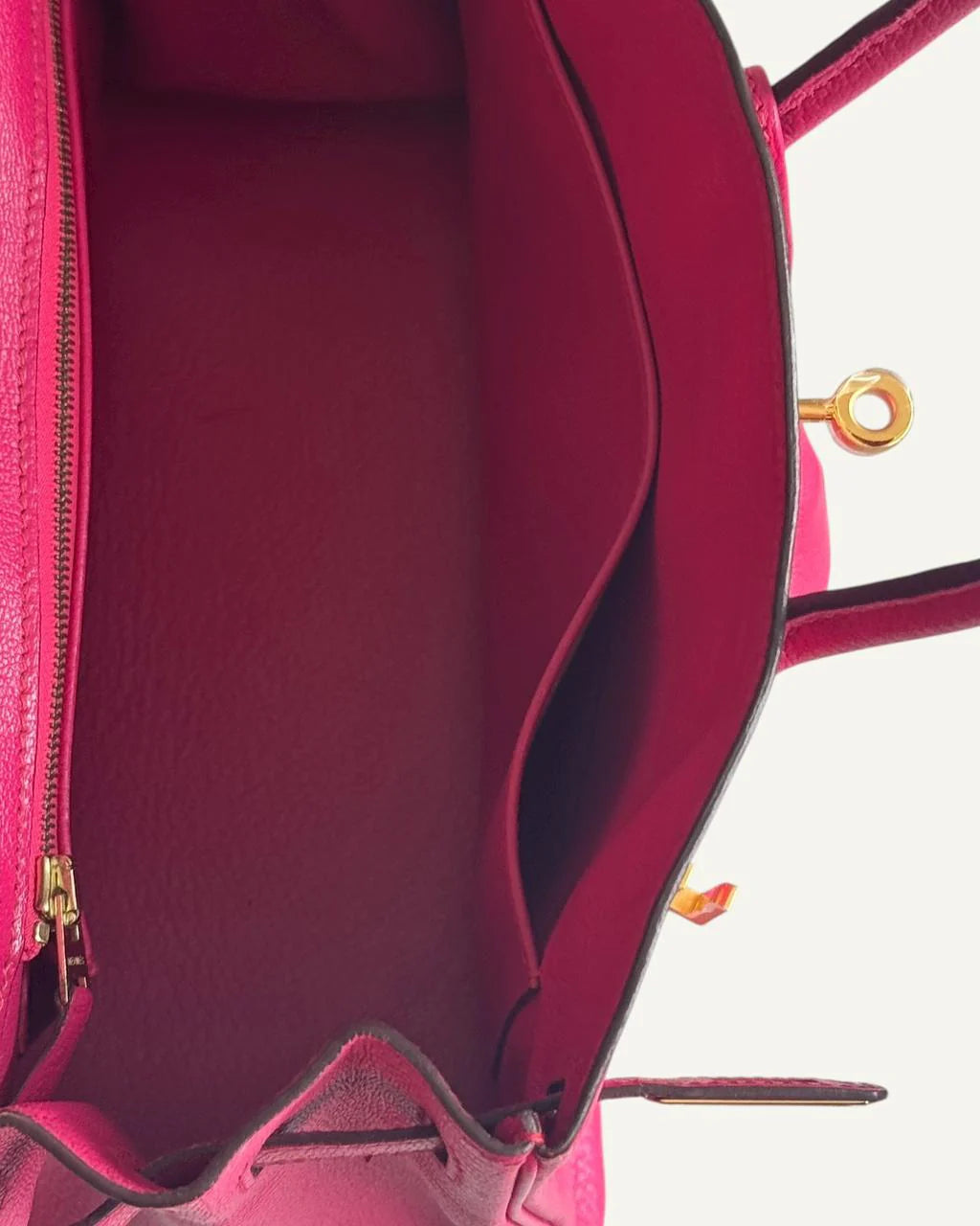 Hermès Birkin 25 Chevre Rose Pourpre Gold
