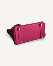 Hermès Birkin 25 Chevre Rose Pourpre Gold